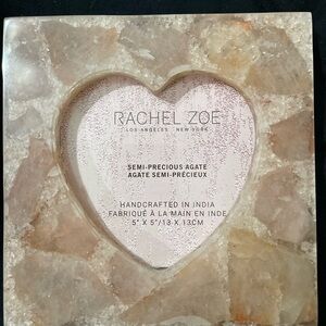 Rachel Zoe Semi-Precious Agate Heart Photo Frame